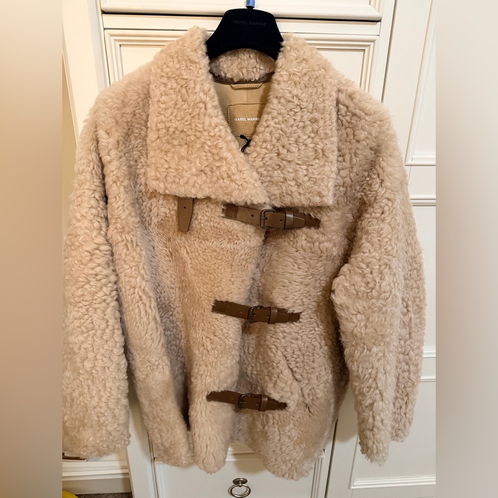 Cozy Beige Shearling Jacket